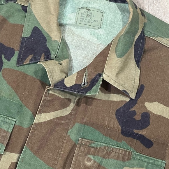 Men’s XS Genuine USMC Marine Corps Vietnam Woodland Camo VTG US Forces Loadout - Picture 5 of 8